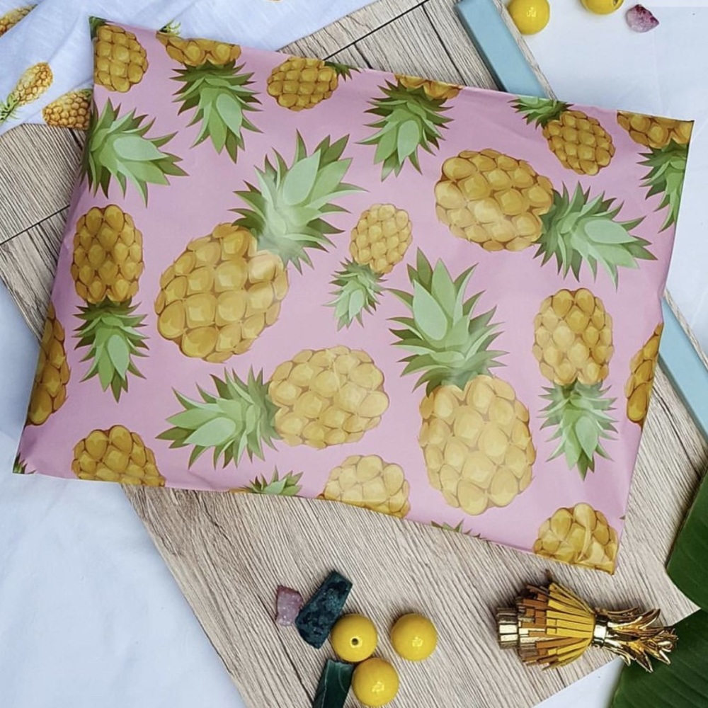 50 10X13 Poly Mailers Pineapple PRICE IS FIRM - Picture 10 of 11